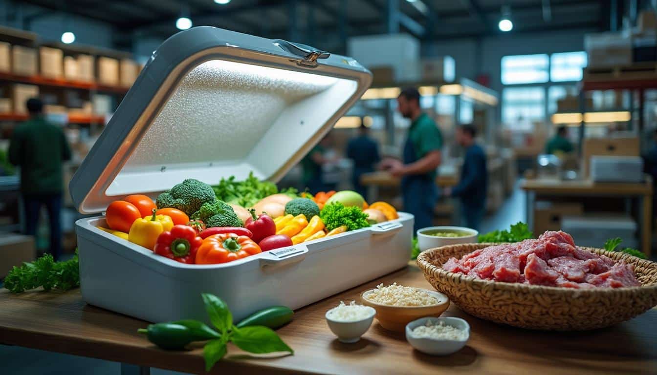 Illustration: Comprendre le rôle essentiel du conteneur isotherme dans la conservation des produits