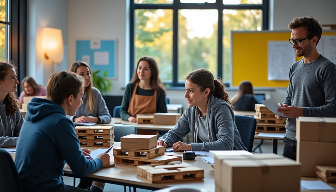 Illustration: Les parcours variés dans les formations de la logistique : du CAP au Bac+5