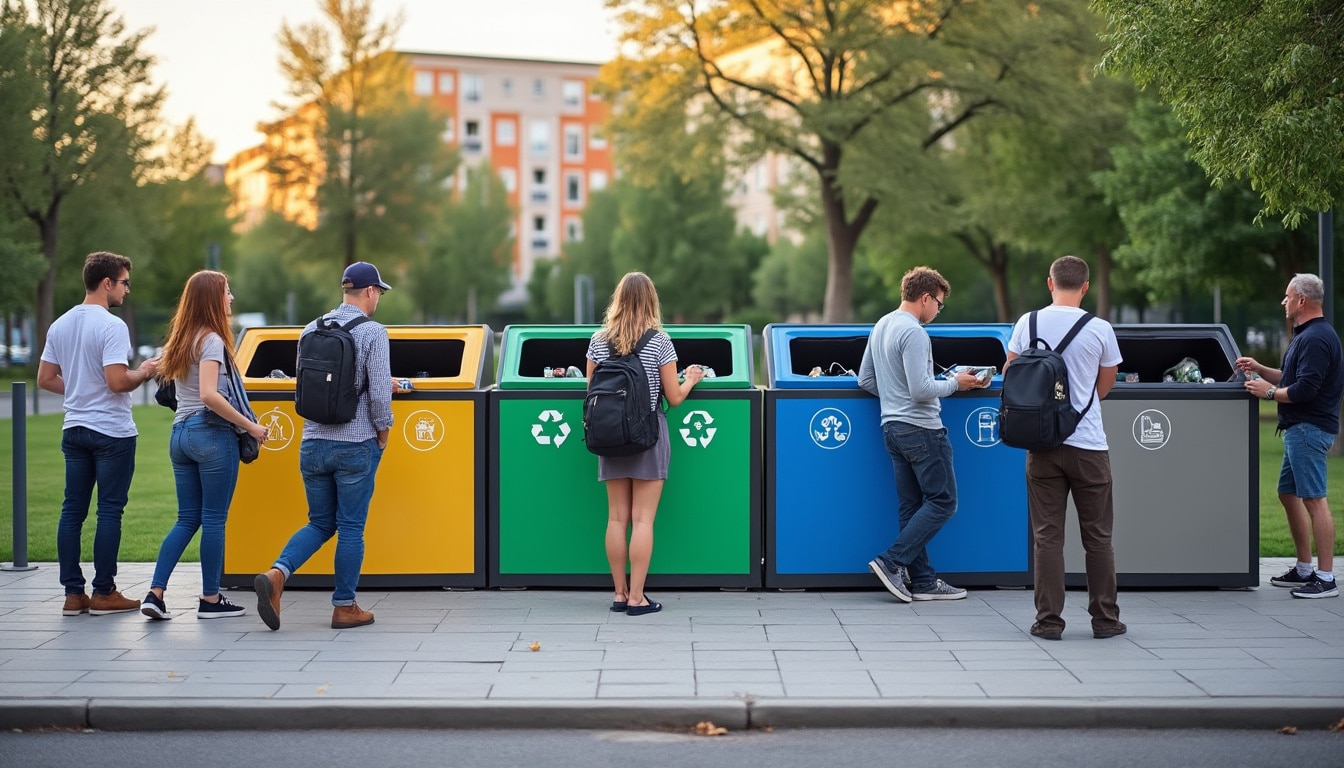 Illustration: Comprendre le rôle essentiel des contenants pour le tri des déchets