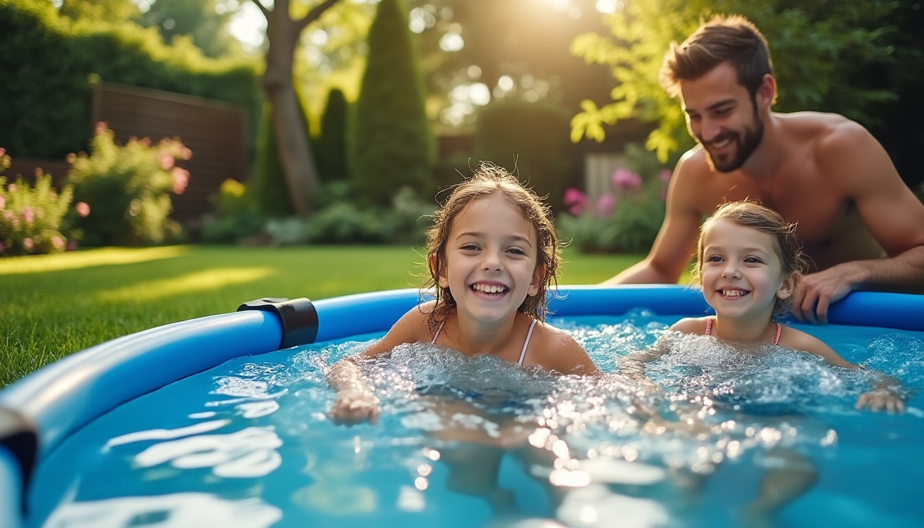 Piscine hors sol en acier : solide, design et facile à installer