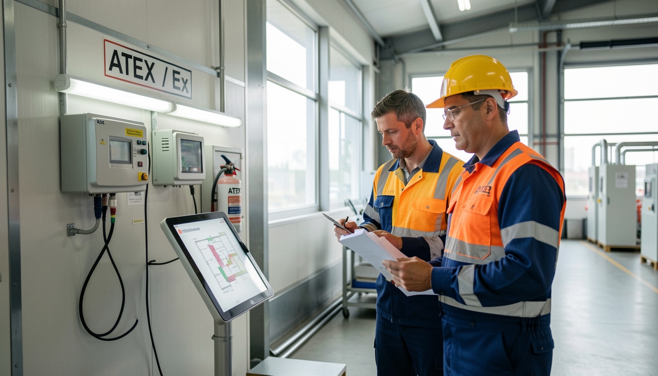 Réglementation ATEX, zones et matériel conforme